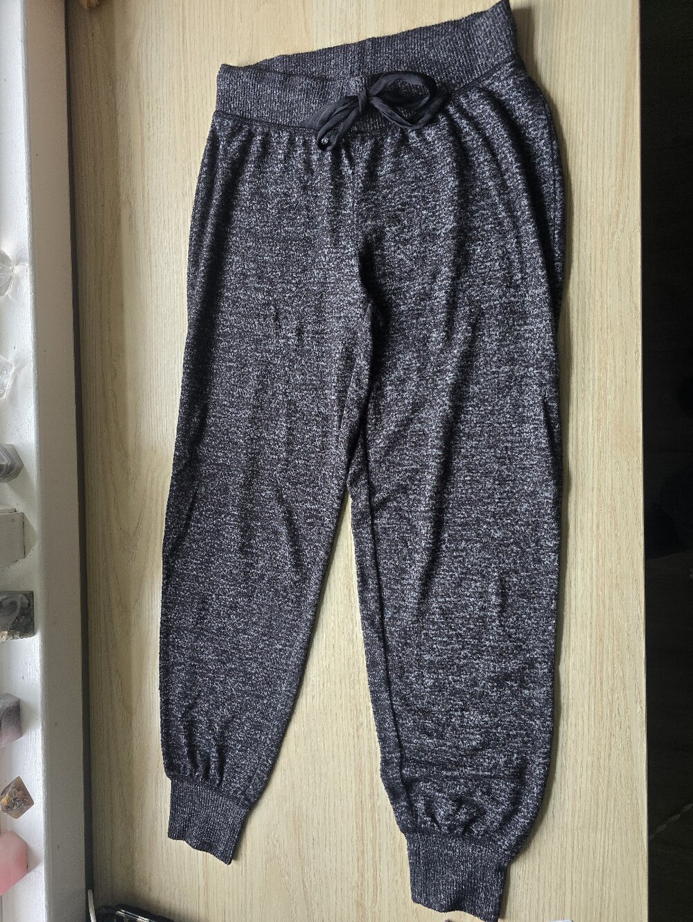 Victoria's Secret Black Heather Jogger Pants